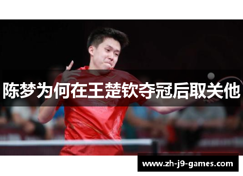陈梦为何在王楚钦夺冠后取关他