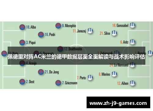 佩德里对阵AC米兰的德甲数据层面全面解读与战术影响评估